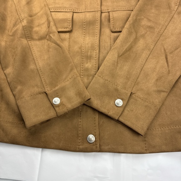 Max Studio Brown Utility Jacket - Picture 2 of 4